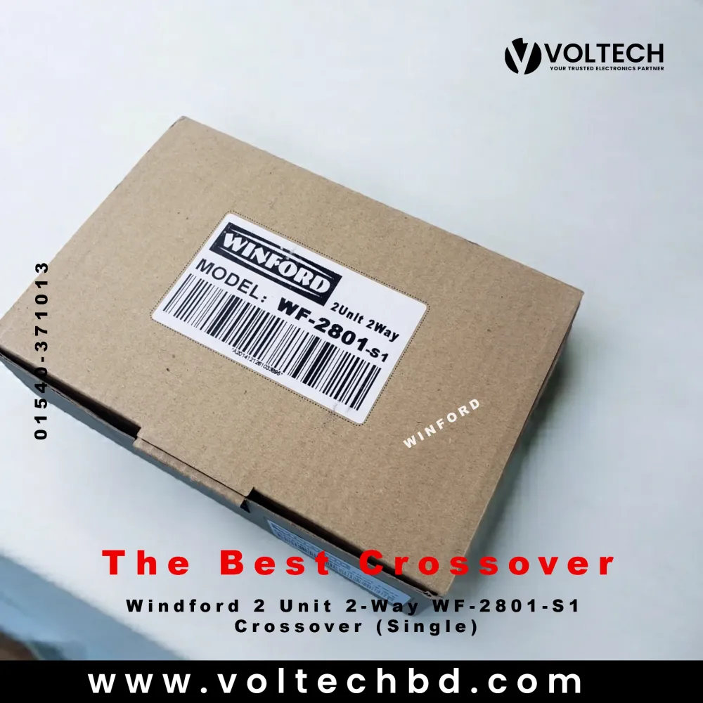 Windford WF-2801-S1 2-Way Crossover – High-Quality Audio Splitter | Voltech Electronics Windford WF-2801-S1 2-Way Crossover – High-Quality Audio Splitter | Voltech Electronics