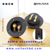 Professional 2-Way Speaker Terminal Connector – Black | Heavy-Duty Subwoofer & Speaker Plug | Voltech Electronics Professional 2-Way Speaker Terminal Connector – Black | Heavy-Duty Subwoofer & Speaker Plug | Voltech Electronics
